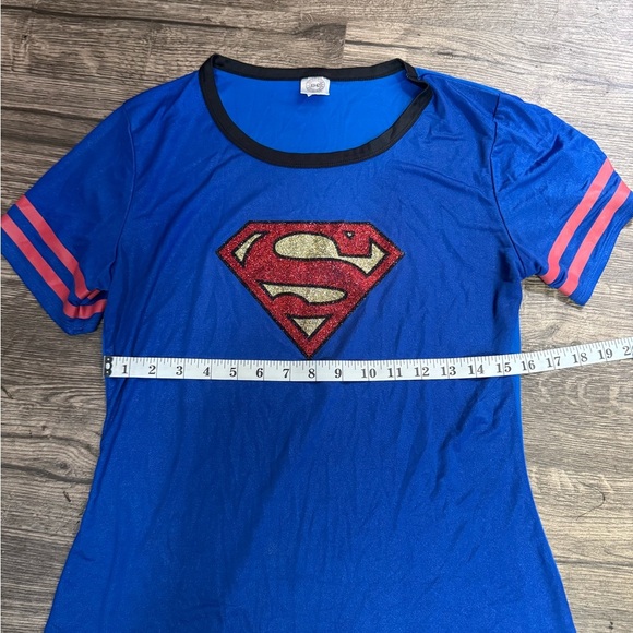 DC Comics Blue Superman Kids Shirt - Picture 2 of 8